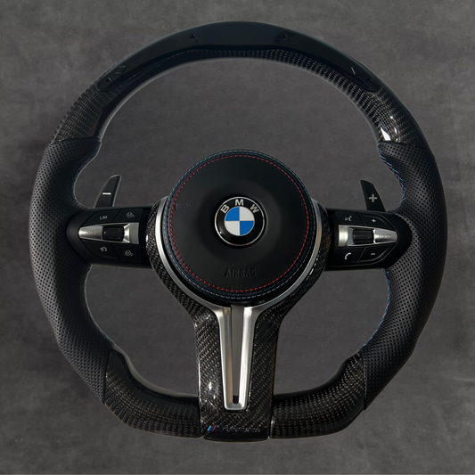LED Carbon Fiber Steering Wheel Leather F-Series Steeringwheels.cy
