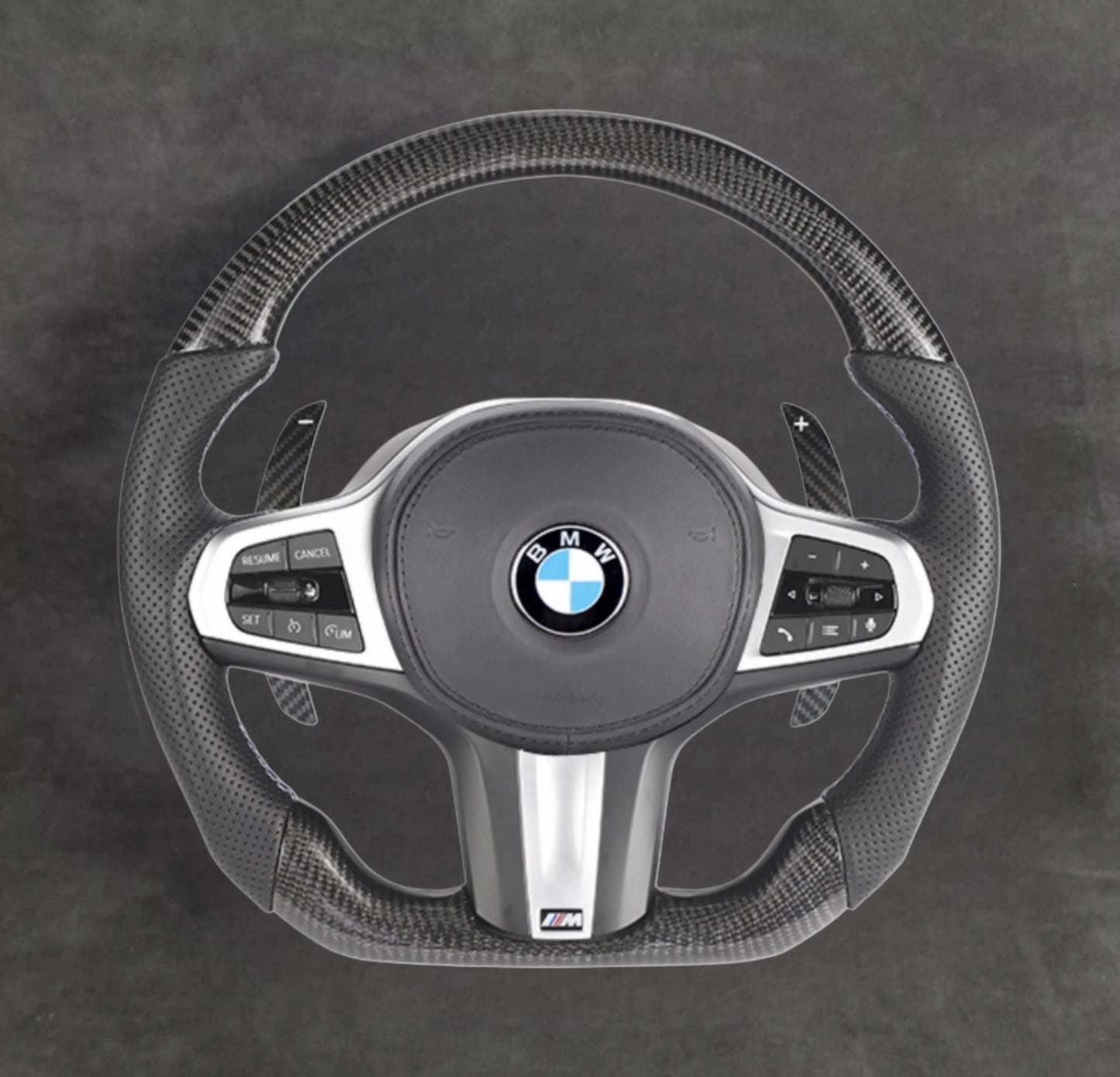 Standard Edition Carbon Fiber Steering Wheel Leather G-Series F91/F92/ F93/F95/F96/F90 LCI/F87 LCI Steeringwheels.cy