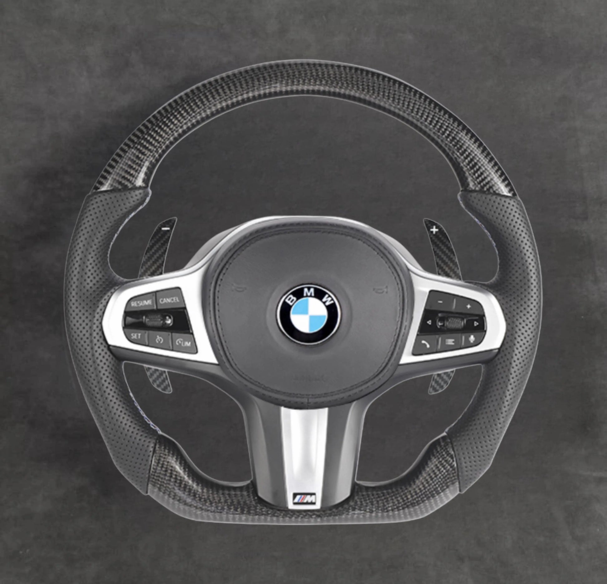 Standard Edition Carbon Fiber Steering Wheel Leather G-Series F91/F92/ F93/F95/F96/F90 LCI/F87 LCI Steeringwheels.cy