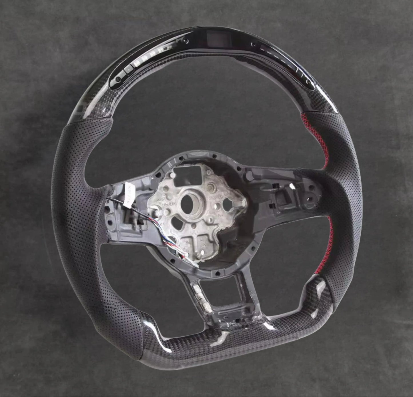 LED CARBON FIBER STEERING WHEEL VOLKSWAGEN SteeringWheelsCy