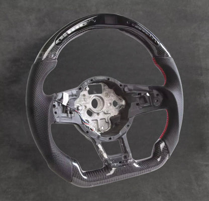 LED CARBON FIBER STEERING WHEEL VOLKSWAGEN SteeringWheelsCy