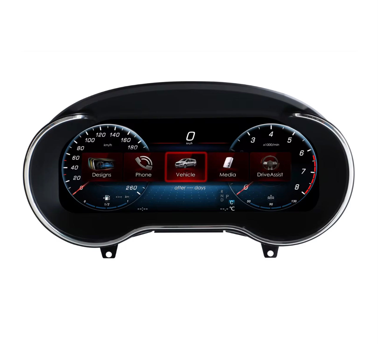 MERCEDES Digital Cluster for C-Class (2008-2014) W204 S204 C204 A204 SteeringWheelsCy