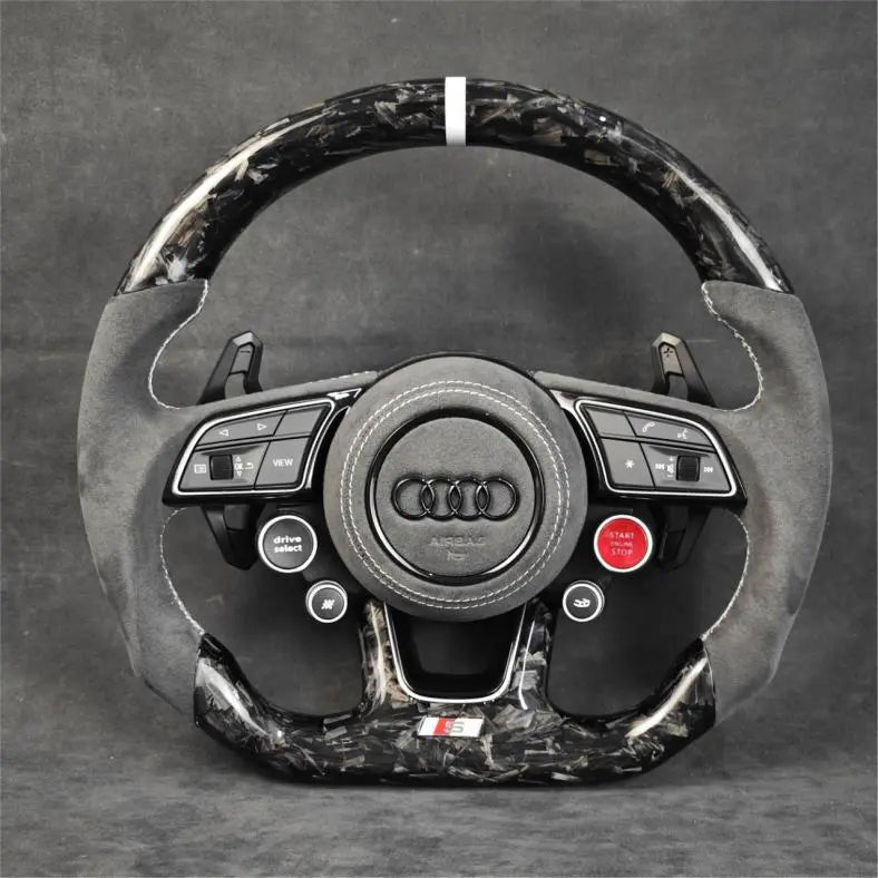 Special Edition Carbon Fiber Steering Wheel Alcantara A4/A5/Q5/S4/S5/SQ5/RS4/RS5 Steeringwheels.cy