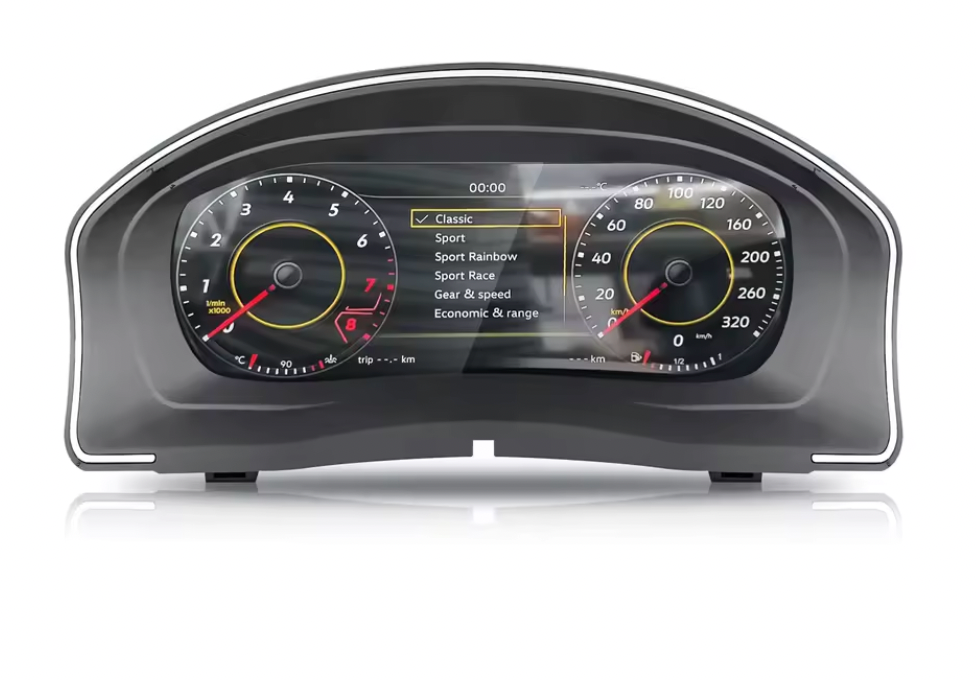 LED Digital Cluster for VOLKSWAGEN GOLF MK5  Scirocco Jetta Tiguan SteeringWheelsCy