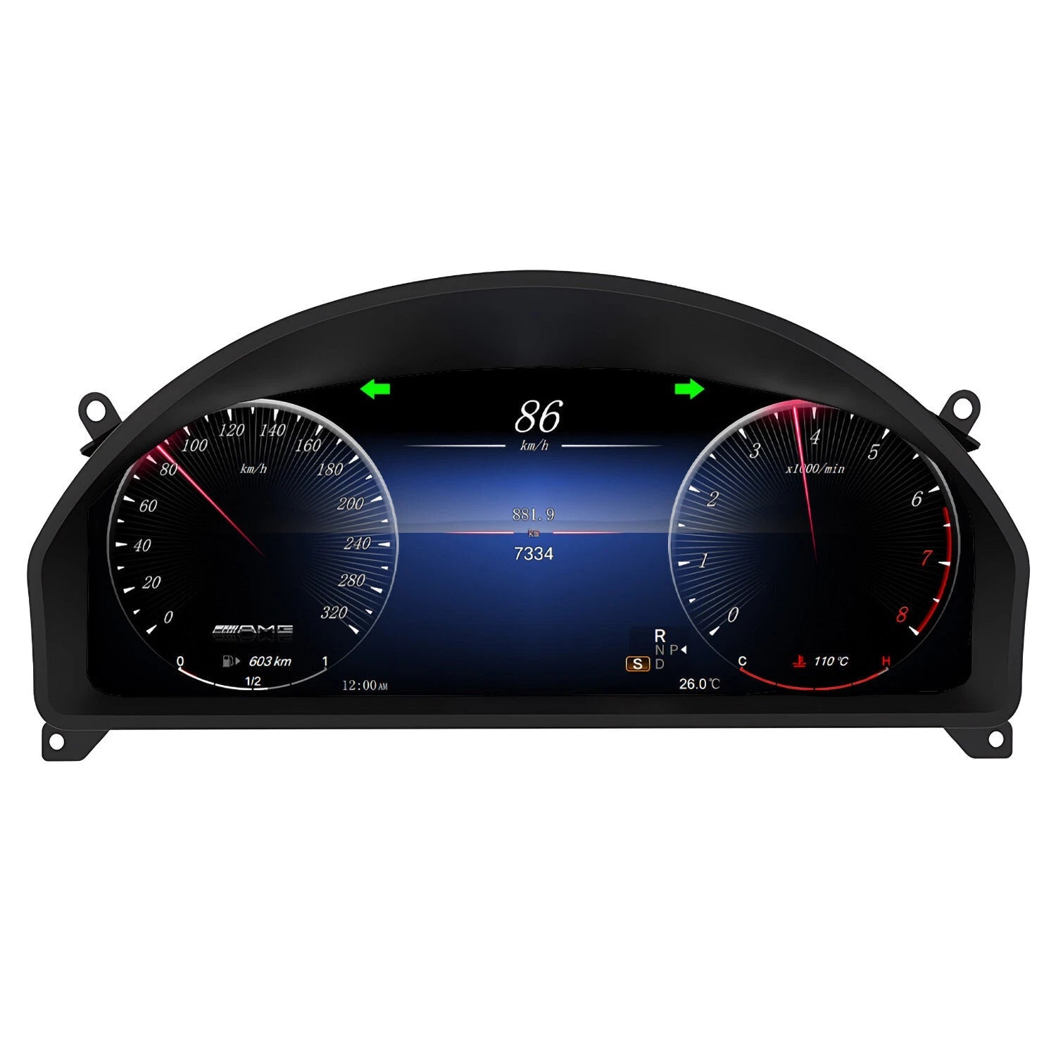 MERCEDES Digital Cluster for E-Class Coupe & Cabriolet (2010-2012) W207 S207 A207 SteeringWheelsCy