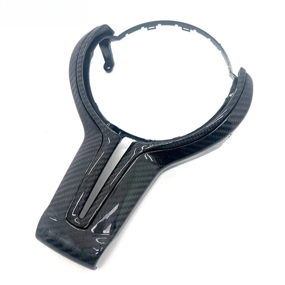 Carbon Fiber Car Steering Wheel Trim Cover For BMW F series F87 F80 F82 F10 F06 SteeringWheelsCy