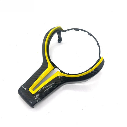 Carbon Fiber Car Steering Wheel Trim Cover For BMW F series F87 F80 F82 F10 F06 SteeringWheelsCy