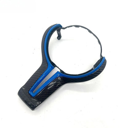 Carbon Fiber Car Steering Wheel Trim Cover For BMW F series F87 F80 F82 F10 F06 SteeringWheelsCy