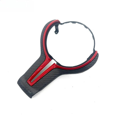 Carbon Fiber Car Steering Wheel Trim Cover For BMW F series F87 F80 F82 F10 F06 SteeringWheelsCy